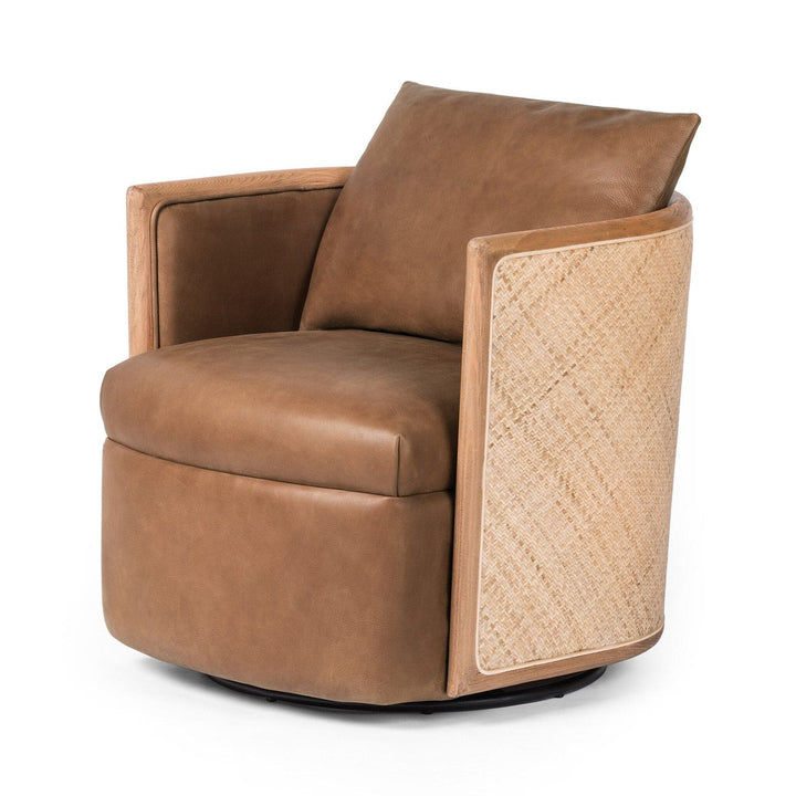 Newport Swivel Chair - Palermo Cognac