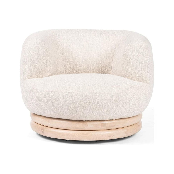 Harding Swivel Chair - Kerbey Taupe-Four Hands-FH-229384-002-Lounge Chairs-2-France and Son