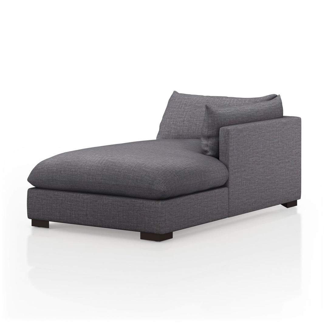 Build Your Own: Edgewood Sectional - Right Chaise Piece - 43.5" - Bennett Charcoal