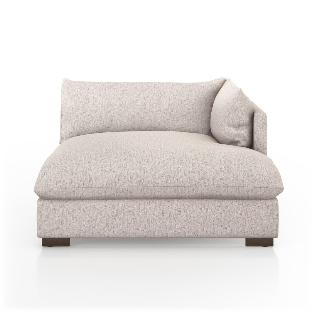 Build Your Own: Edgewood Sectional - Right Chaise Piece - 51" - Bayside Pebble