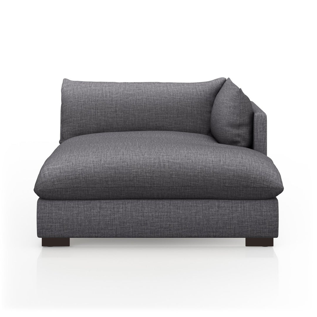 Build Your Own: Edgewood Sectional - Right Chaise Piece - 51" - Bennett Charcoal