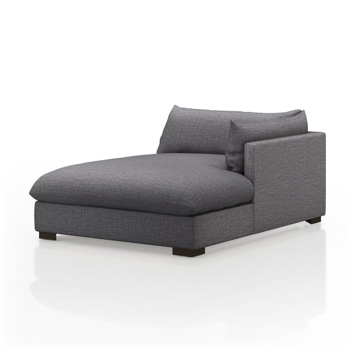 Build Your Own: Edgewood Sectional - Right Chaise Piece - 51" - Bennett Charcoal