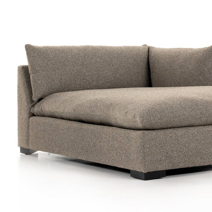 Build Your Own: Edgewood Sectional - Right Chaise Piece - 51" - Torrance Rock