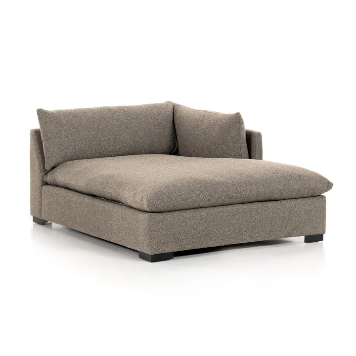 Build Your Own: Edgewood Sectional - Right Chaise Piece - 51" - Torrance Rock