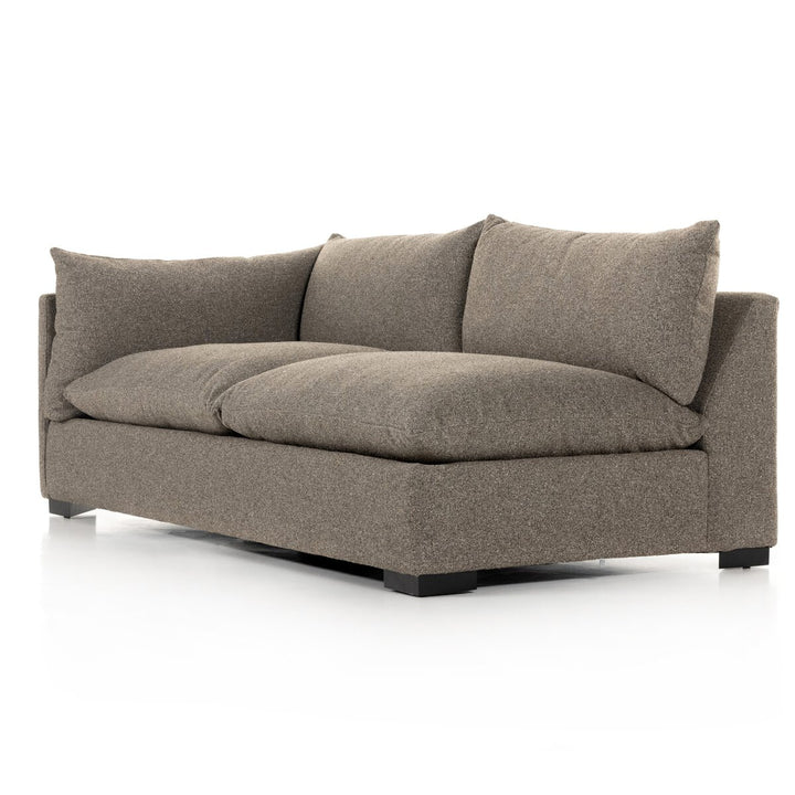 Build Your Own: Edgewood Sectional - Left Sofa Piece - 82" - Torrance Rock