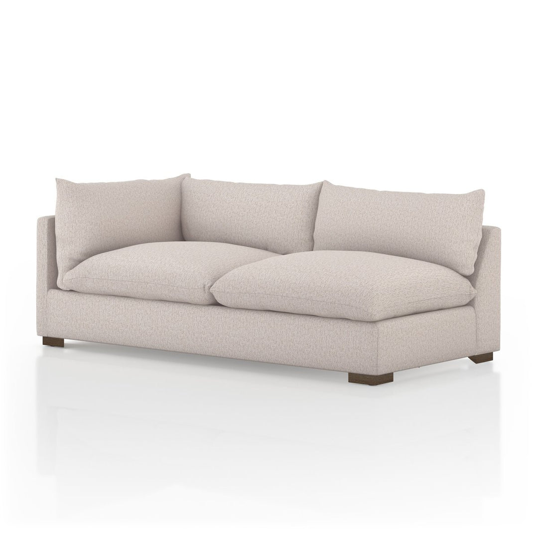 Build Your Own: Edgewood Sectional - Left Sofa Piece - 82" - Bayside Pebble