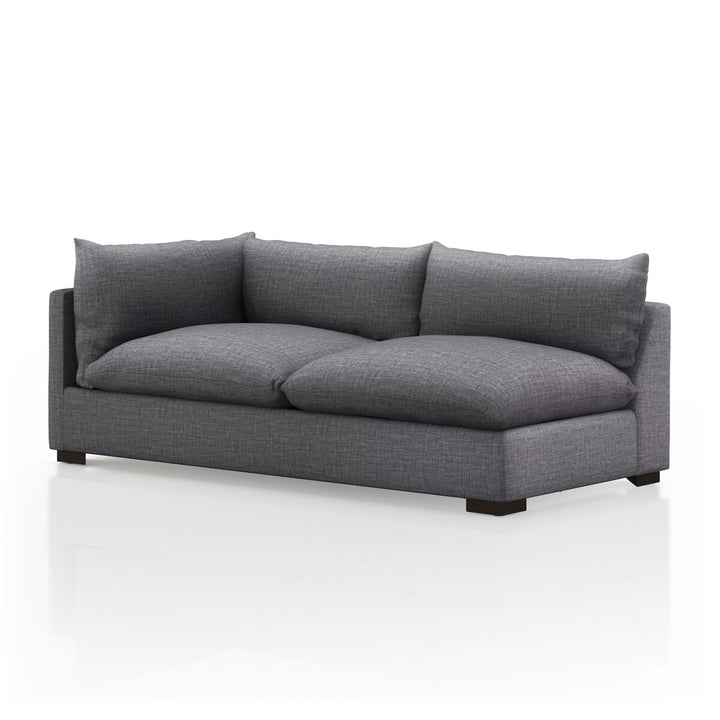 Build Your Own: Edgewood Sectional - Left Sofa Piece - 82" - Bennett Charcoal