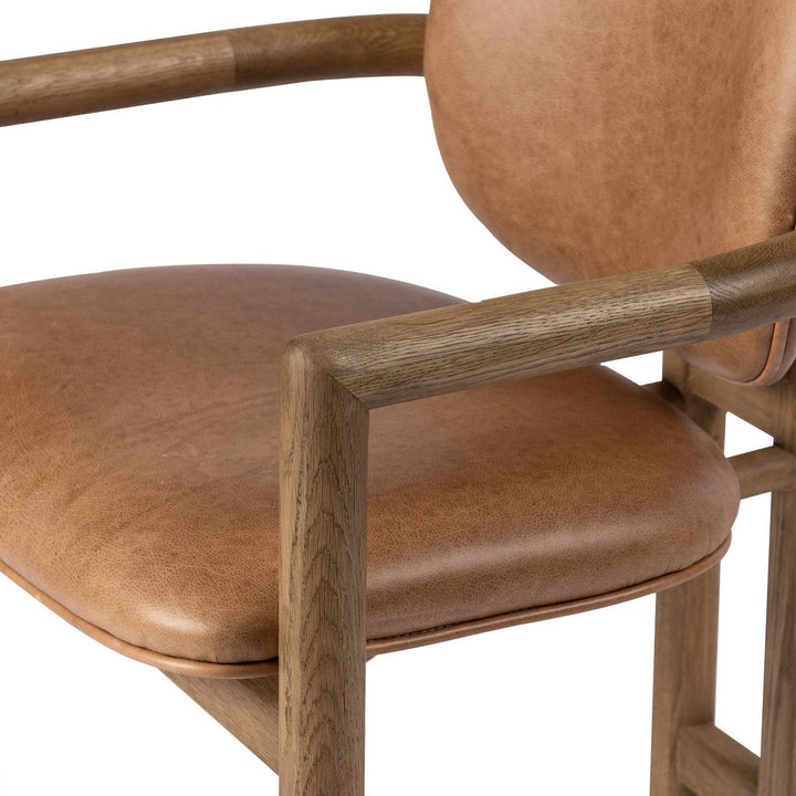 Amara Dining Chair - Chaps Saddle