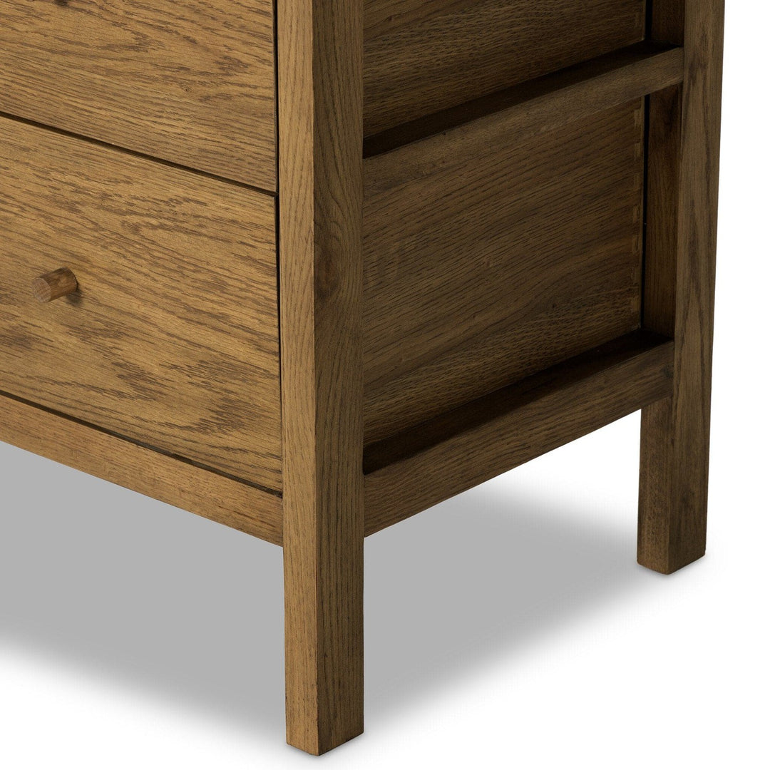 Meadow 6 Drawer Dresser - Tawny Oak Veneer