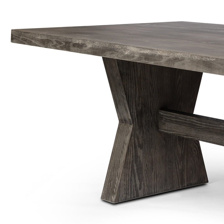 Fiona Dining Table - Black Burnt Oak