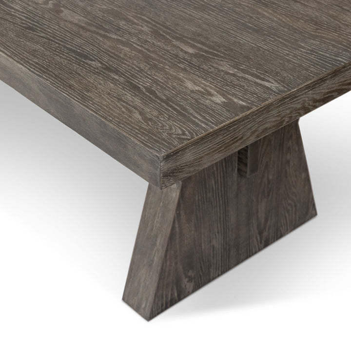 Fiona Dining Table - Black Burnt Oak