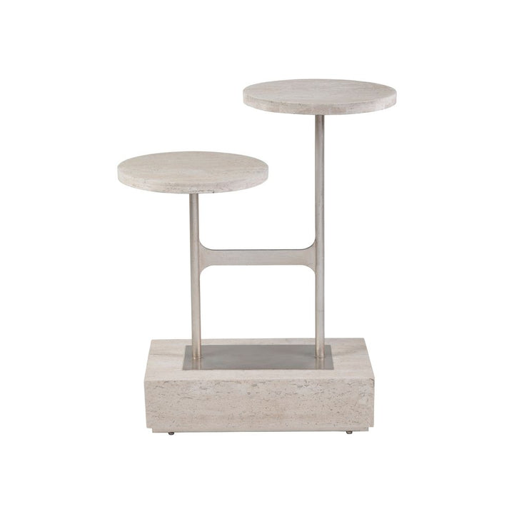 Cirque Tiered Rect Spot Table - Champagne