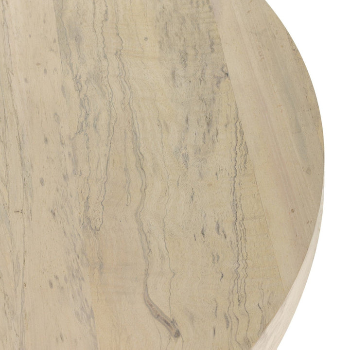 Hudson Pedestal Coffee Table - Bleached Spalted Primavera