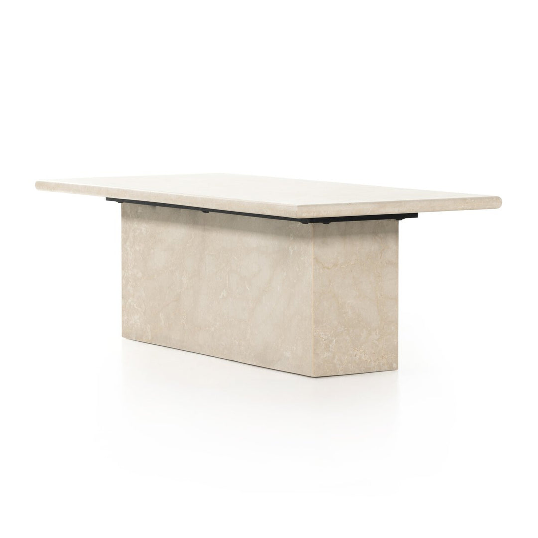 Anden Coffee Table - Cream Marble