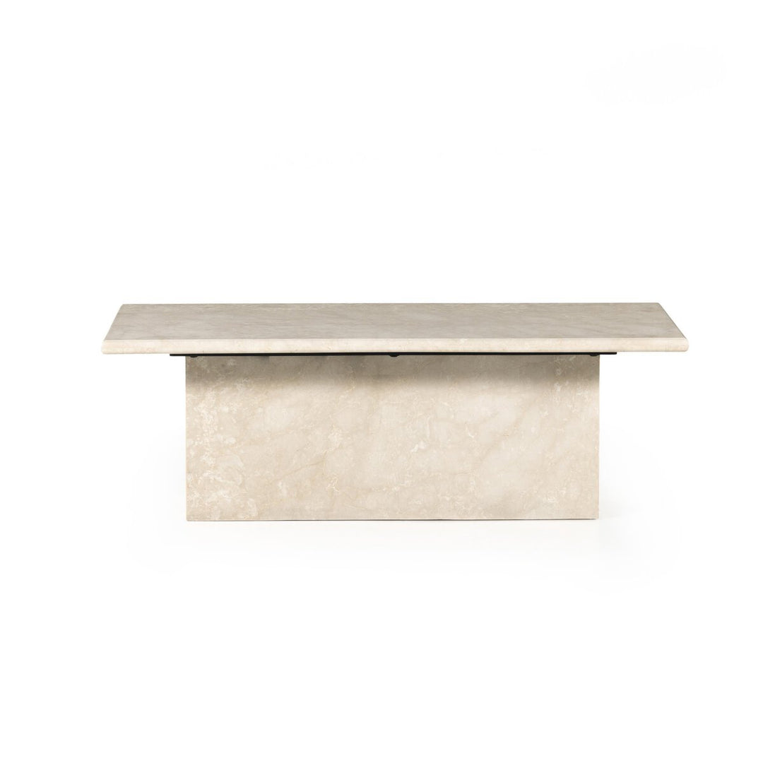Anden Coffee Table - Cream Marble