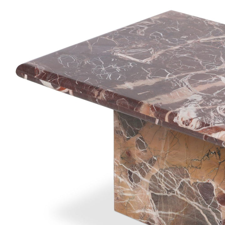 Arum Coffee Table - Merlot Marble