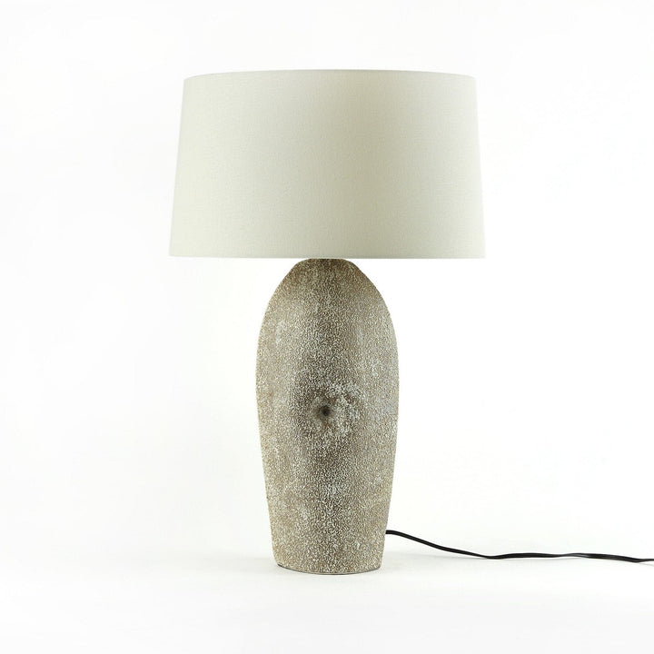 Koda Table Lamp - Vintage Brown Porcelain Ceramic