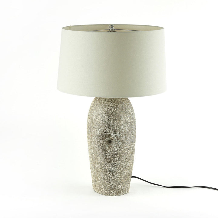 Koda Table Lamp - Vintage Brown Porcelain Ceramic