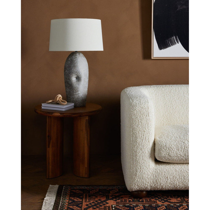 Koda Table Lamp - Vintage Brown Porcelain Ceramic