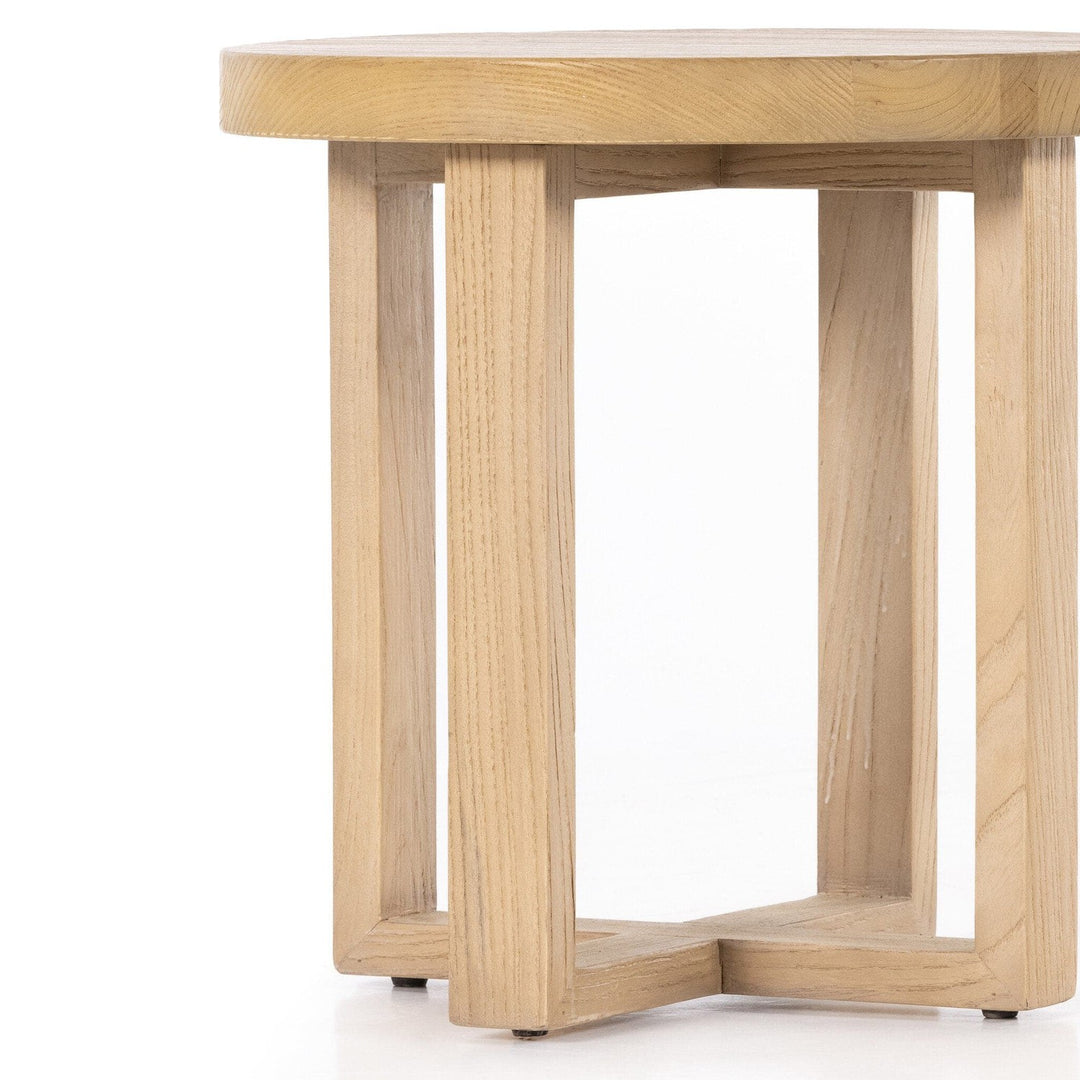 Leon End Table - Natural Nettlewood