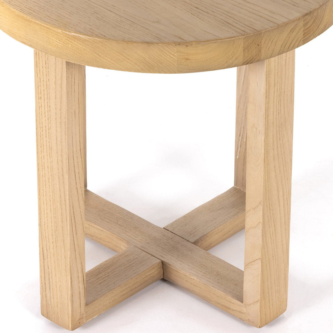 Leon End Table - Natural Nettlewood