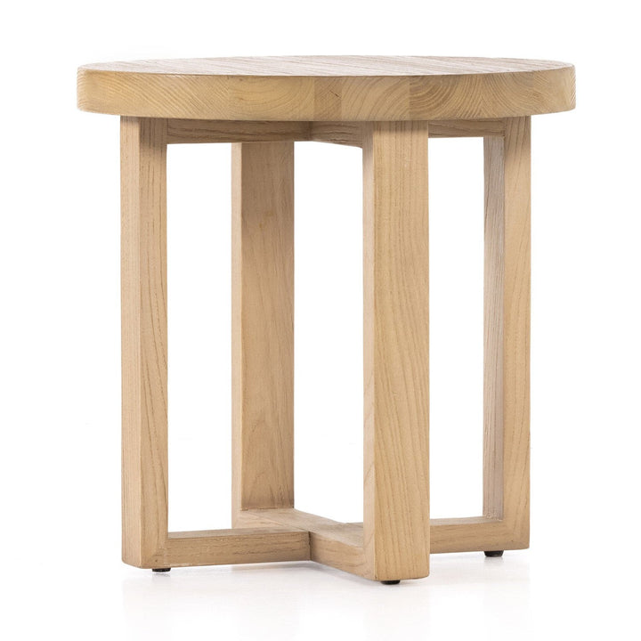 Leon End Table - Natural Nettlewood