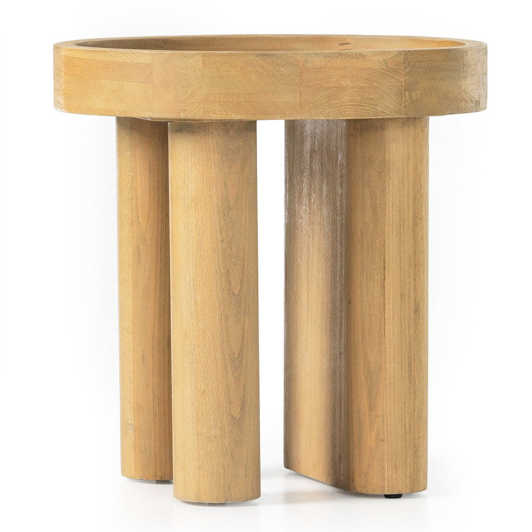 Swell End Table - Natural Beech