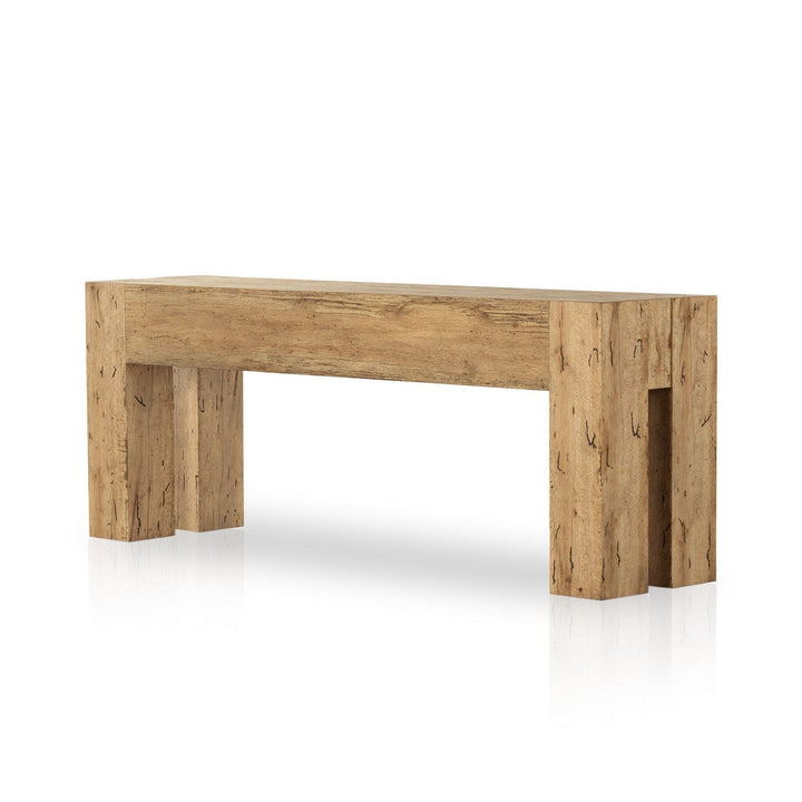 Ashford Console Table - Rustic Wormwood Oak