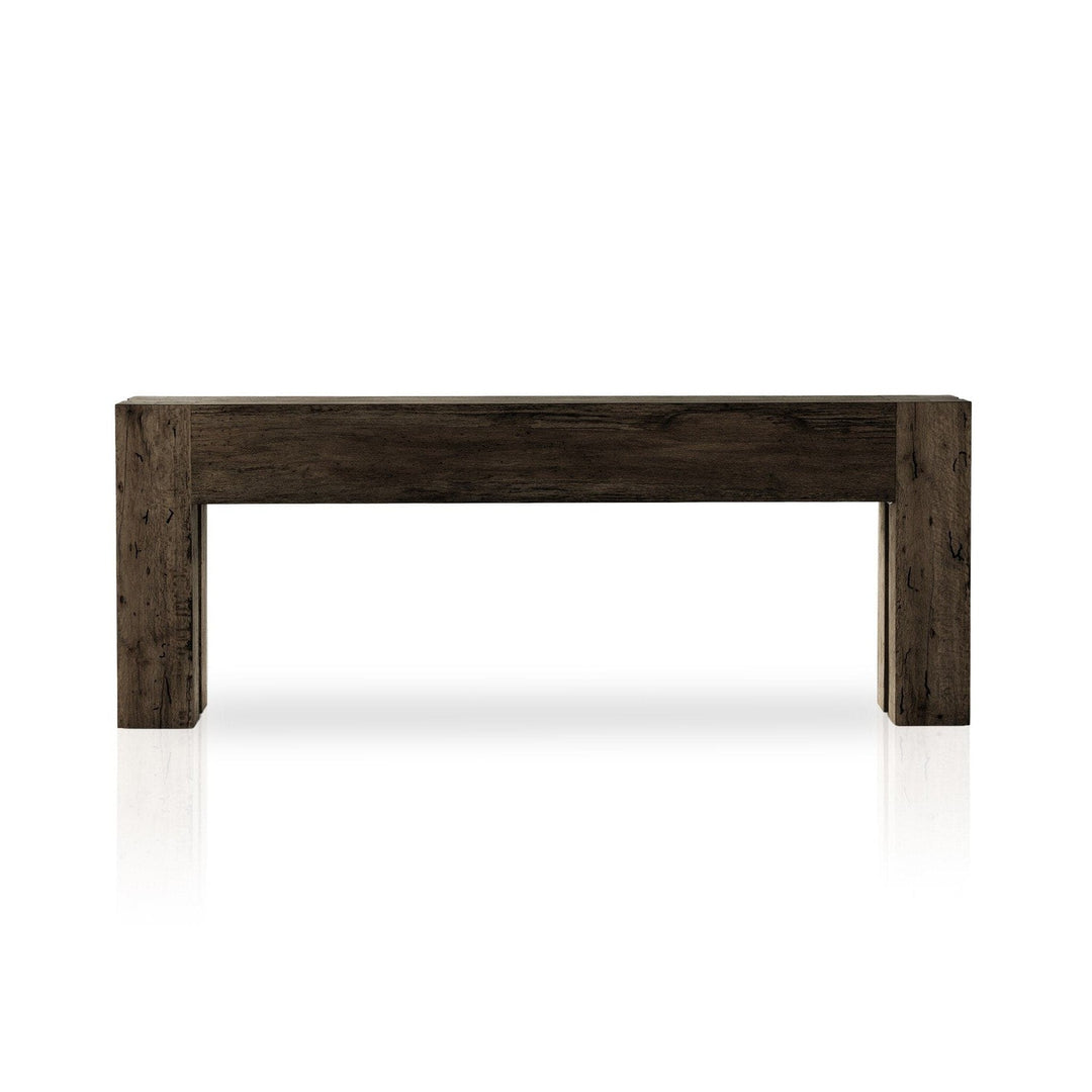 Ashford Console Table - Ebony Rustic Wormwood Oak