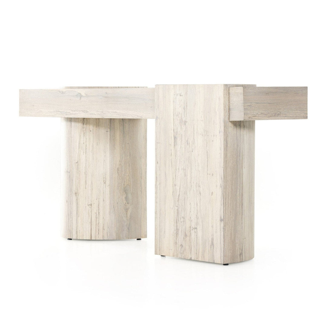 Emery Console Table - Bleached Spalted Oak