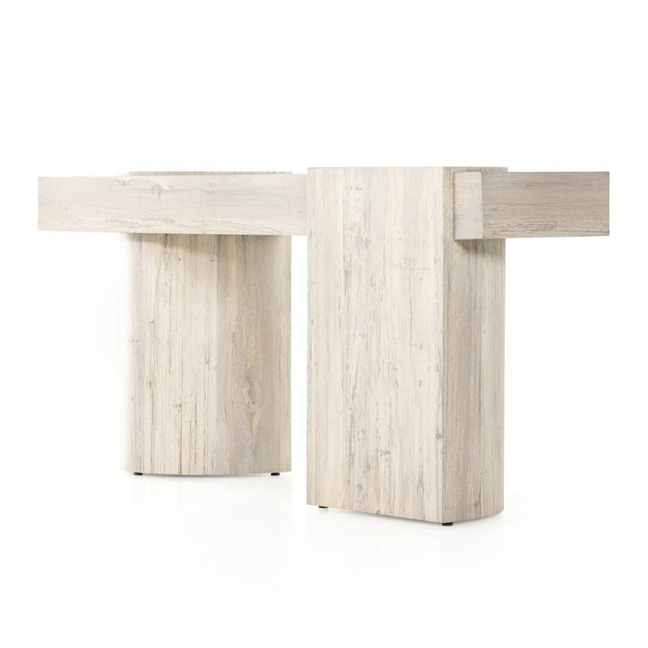 Emery Console Table - Bleached Spalted Oak