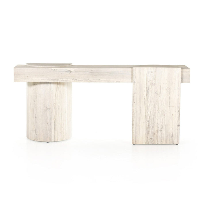 Emery Console Table - Bleached Spalted Oak