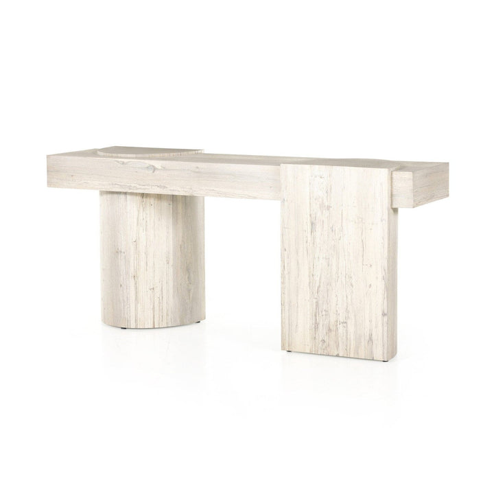 Emery Console Table - Bleached Spalted Oak