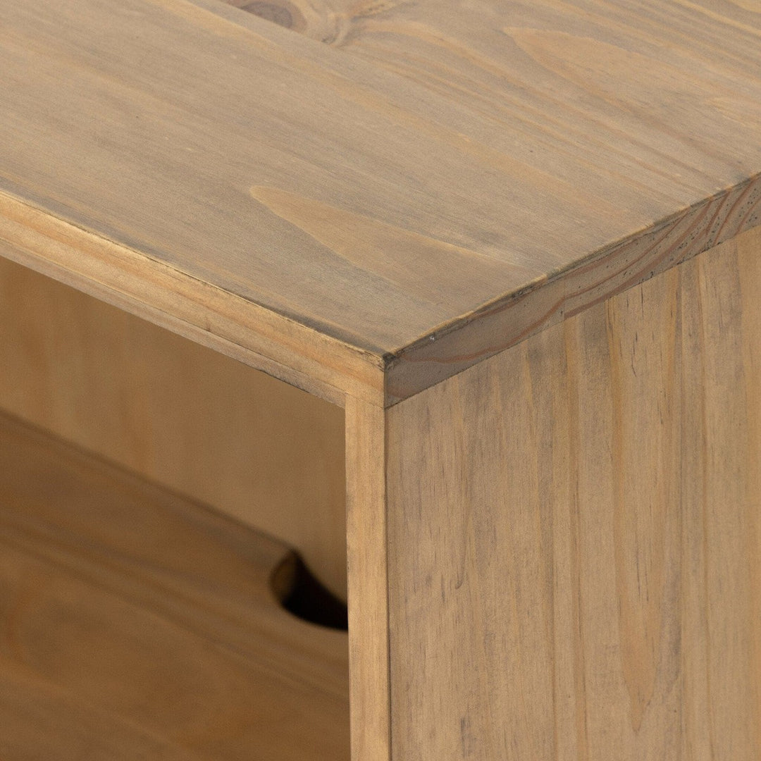 Asher Media Console - Smoked Pine