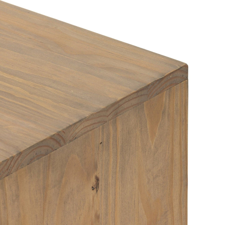 Asher Media Console - Smoked Pine