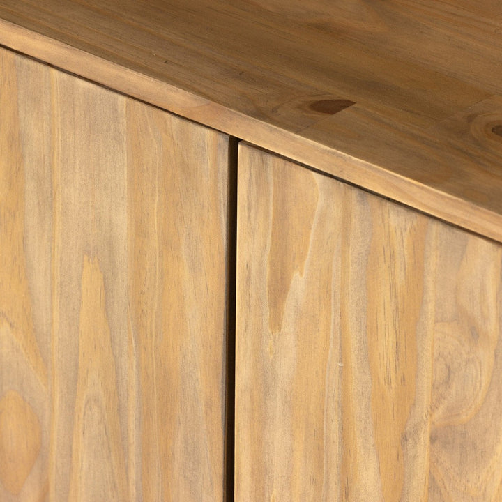 Asher Media Console - Smoked Pine