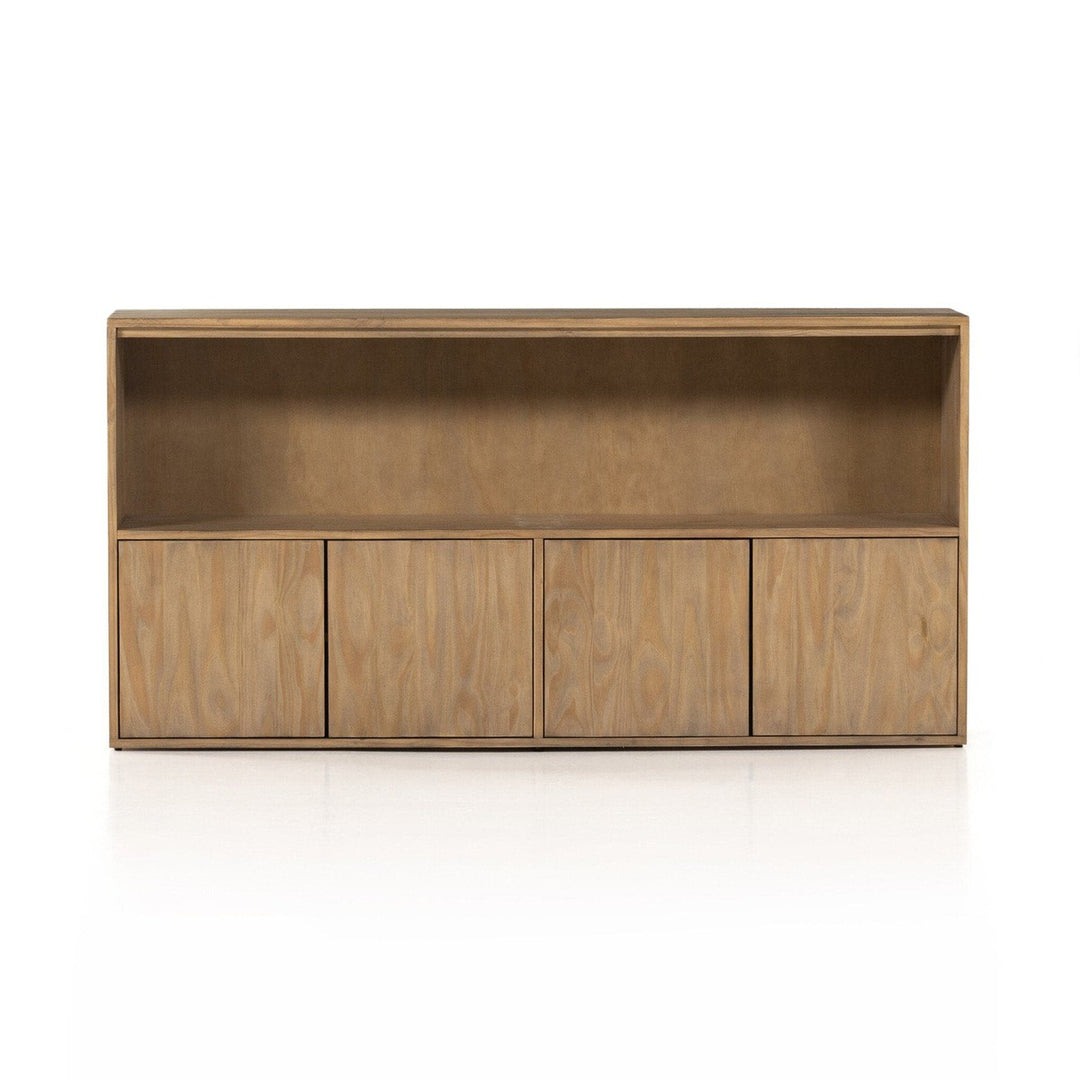 Asher Media Console - Smoked Pine