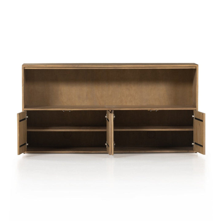 Asher Media Console - Smoked Pine