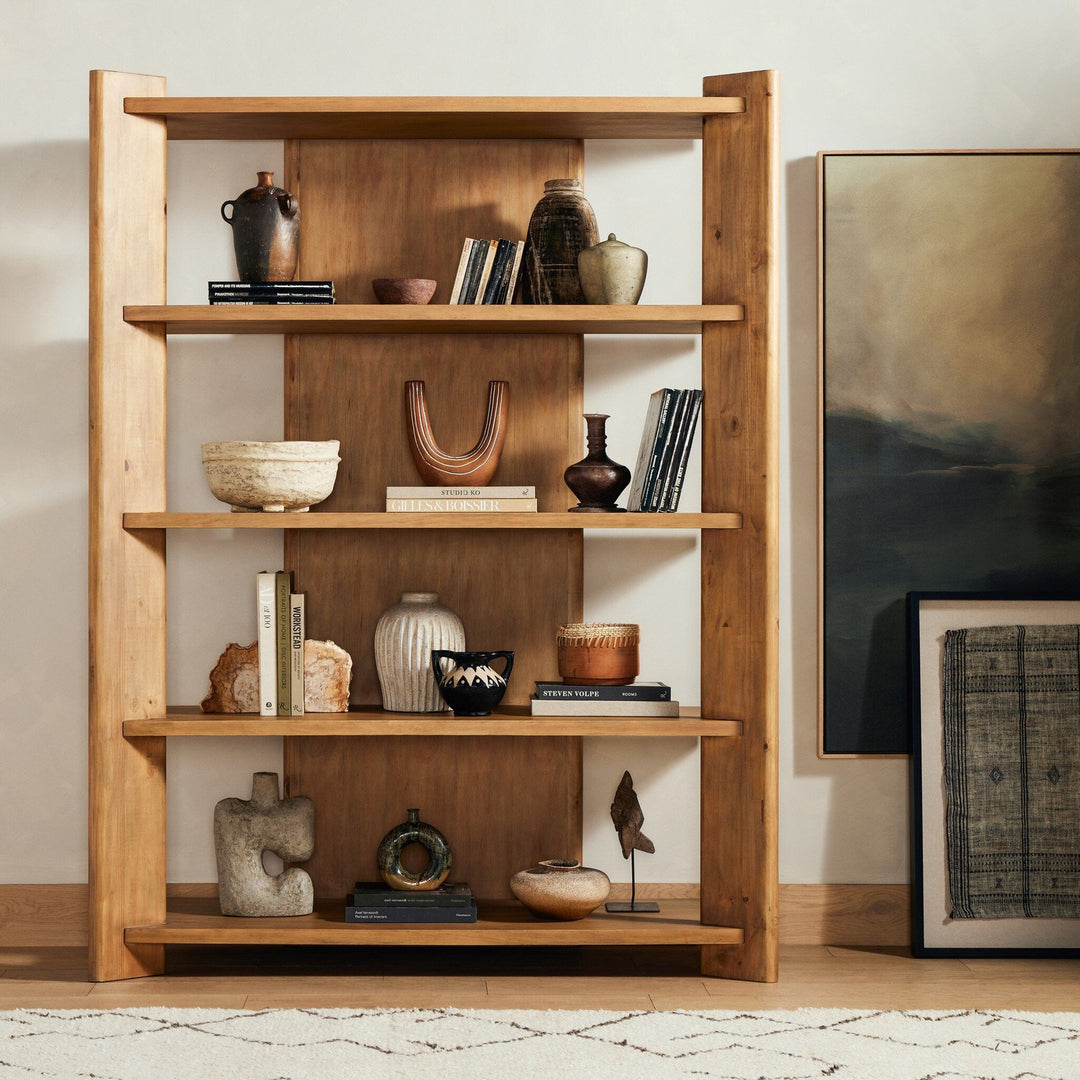 Oliver Bookcase - Smoked Pine