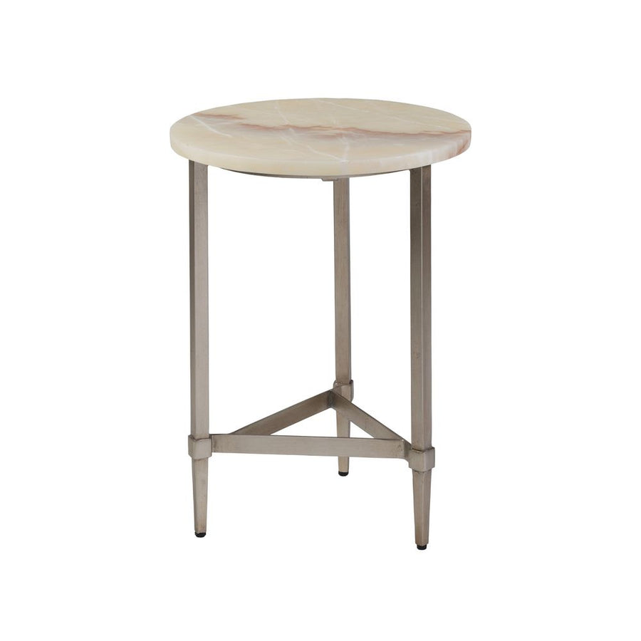Side Tables Benton Round Spot Table - Champagne