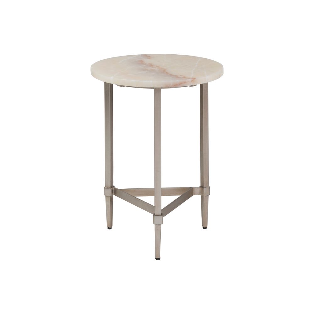 Side Tables Benton Round Spot Table - Champagne