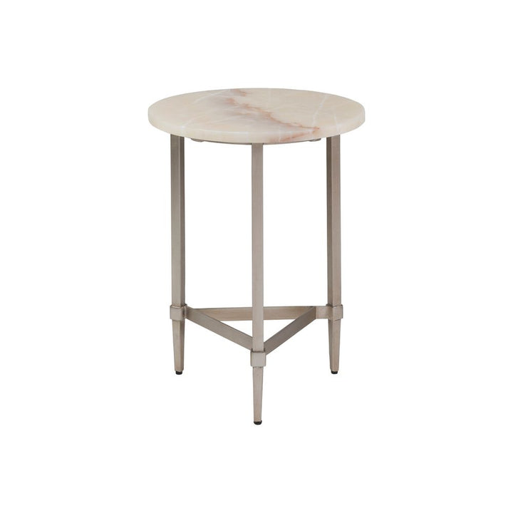 Side Tables Benton Round Spot Table - Champagne