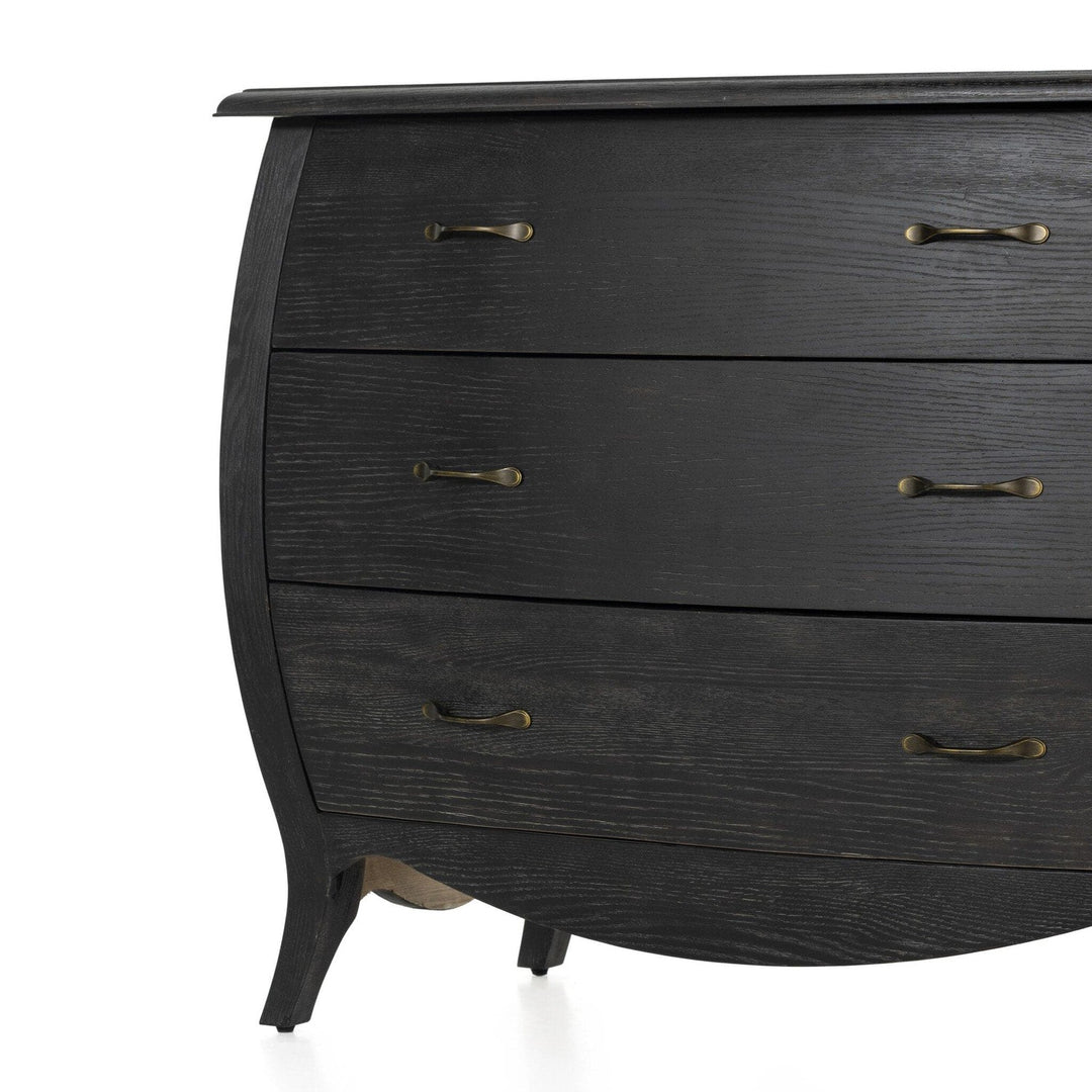 Genevieve Chest - Distressed Black Oak