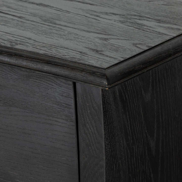 Genevieve Chest - Distressed Black Oak