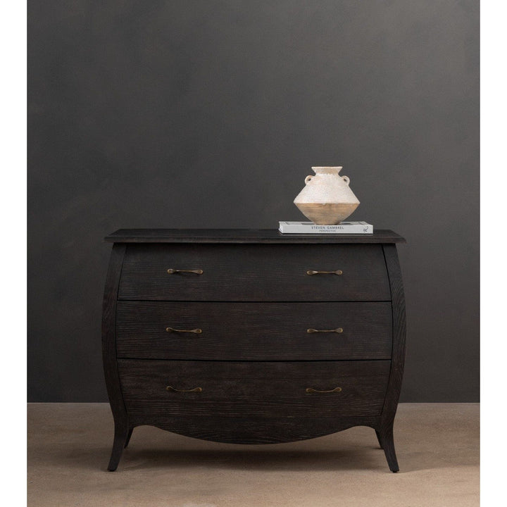 Genevieve Chest - Distressed Black Oak