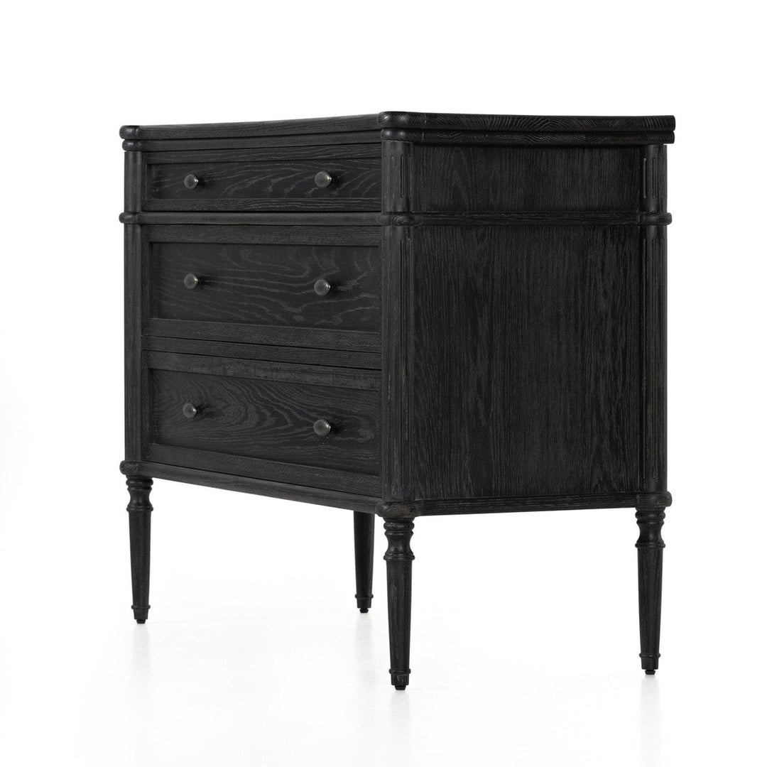 Marseille Chest - Distressed Black Oak