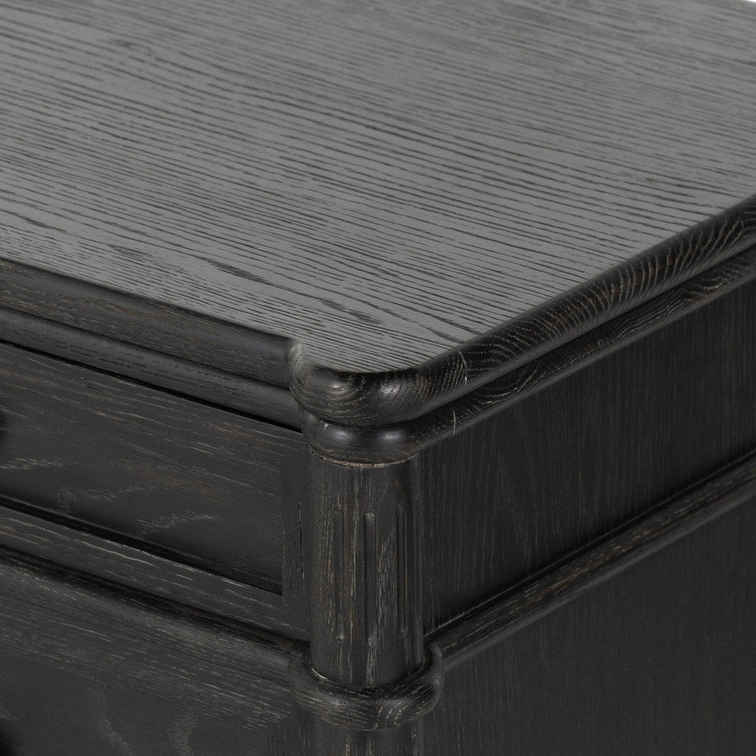 Marseille Chest - Distressed Black Oak