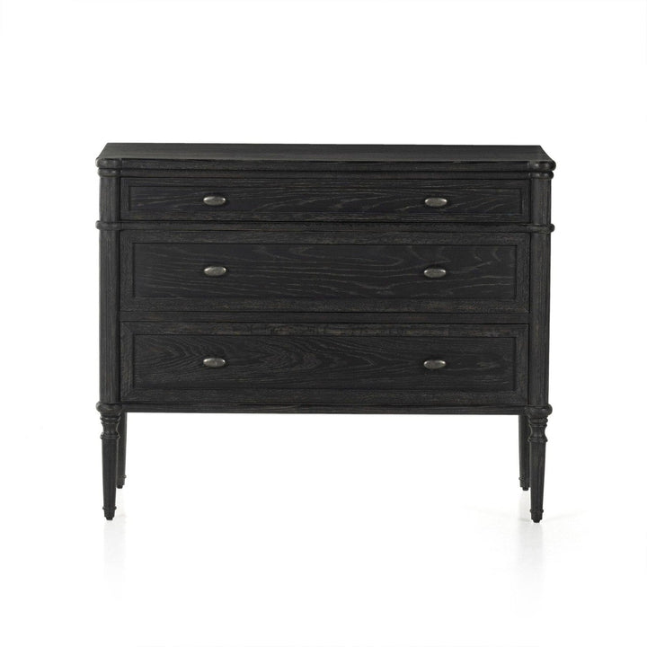 Marseille Chest - Distressed Black Oak