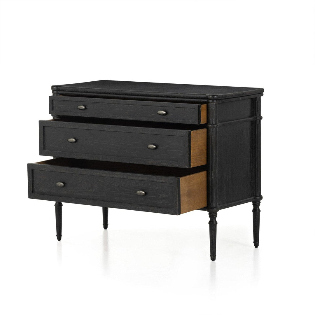 Marseille Chest - Distressed Black Oak