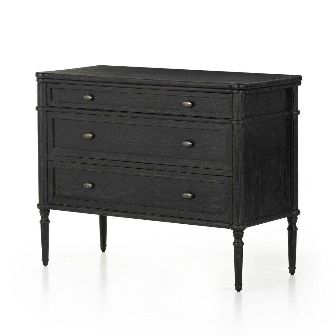 Marseille Chest - Distressed Black Oak